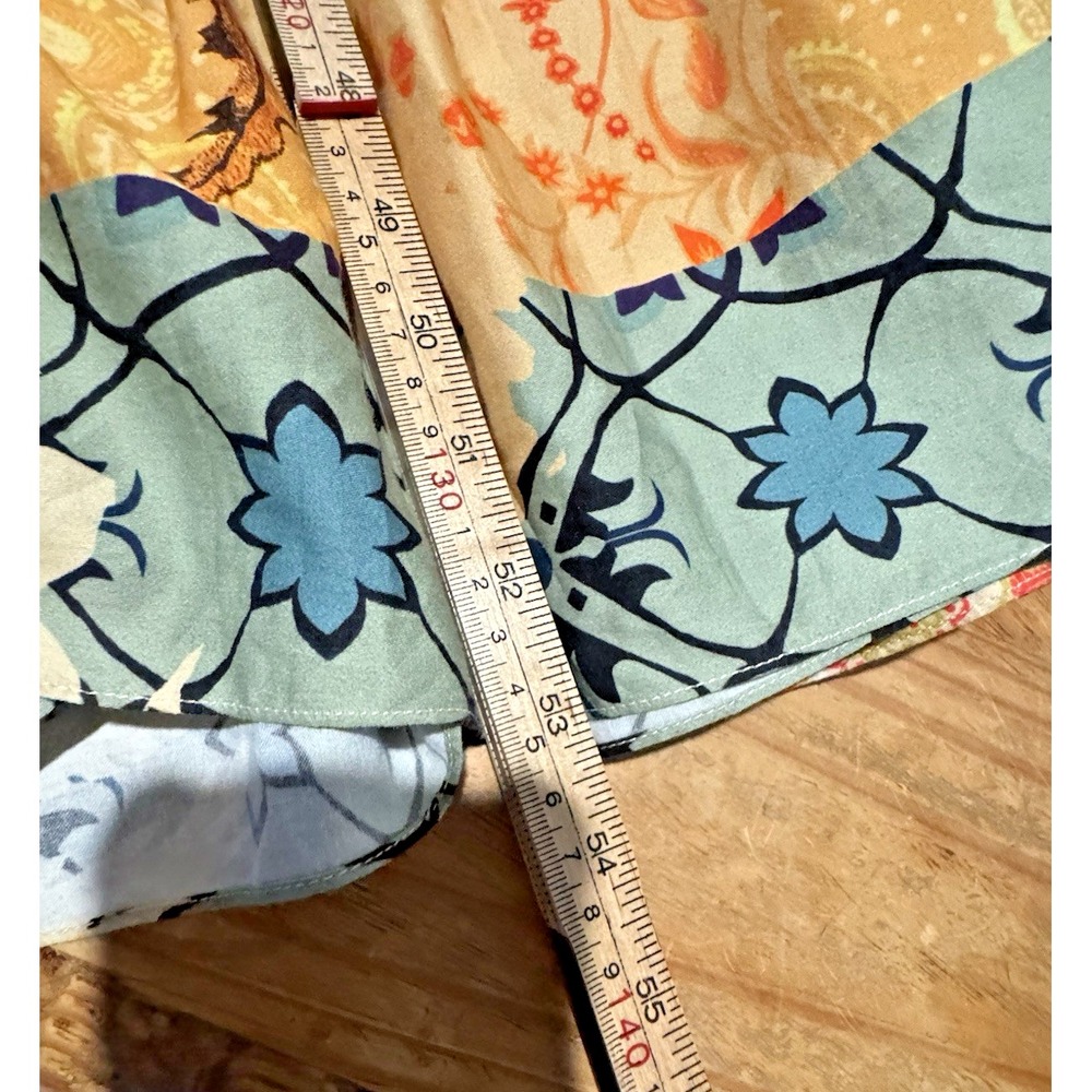 NWT Anthropologie Geisha Designs Rosalinda Patchwork Beaded Maxi Dress Sz S Boho - Picture 13 of 14